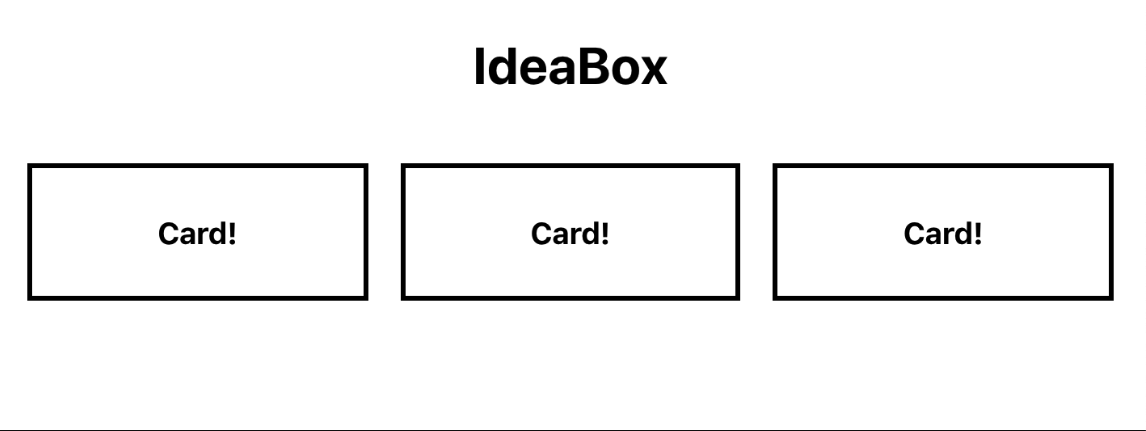 screenshot of IdeaBox so far